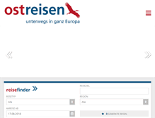 Tablet Screenshot of ostreisen.de
